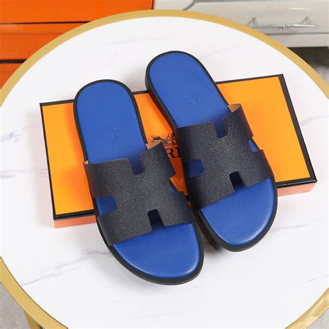 hermes stitvhrd slippers mens|Hermes male slippers.